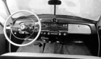 front seat of 1951 Chevrolet