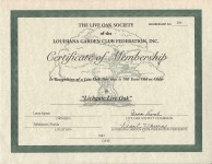 Membership Certificate, Lichgate Oak