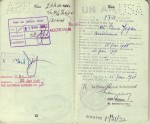 Pages 12 & 13 of 1948 Passport